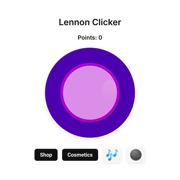 Lennon Clicker