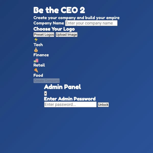 Be the CEO 2