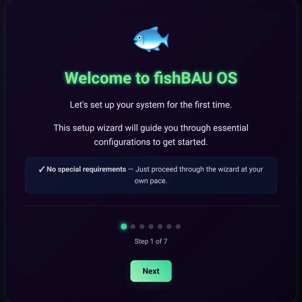 fishBAU OS - Ocean System