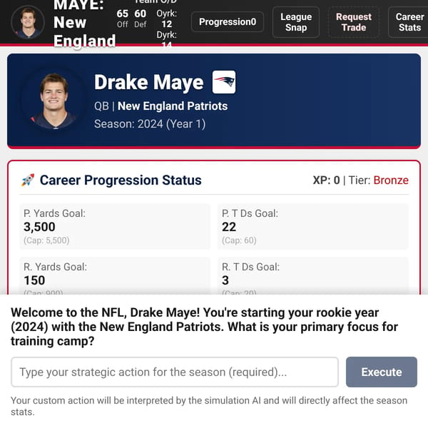 You're Drake Maye