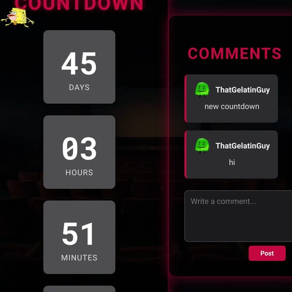 The Great Me Reset COUNTDOWN!!!!!!!!