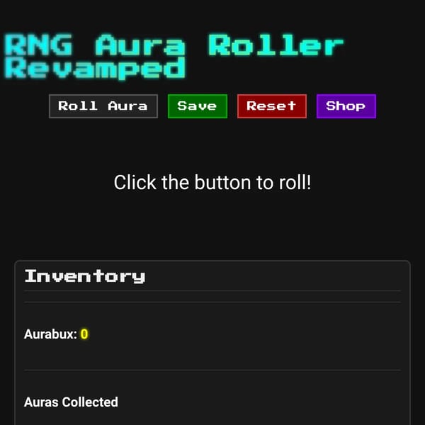 RNG Aura Roller Revamped