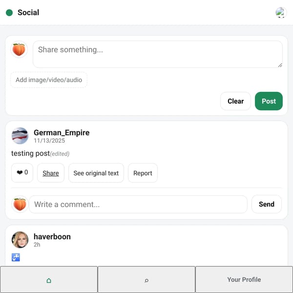 Social Media Test