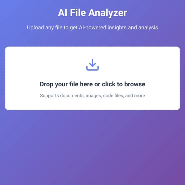 AI File Analyzer
