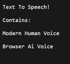 text to speech generator