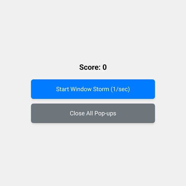 Pop-up Game
