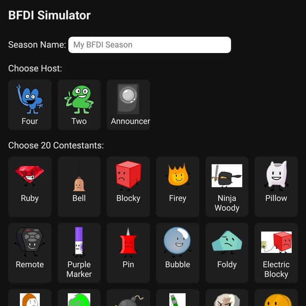 BFDI Simulator