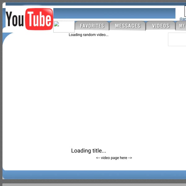 YouTube - April and May 2005
