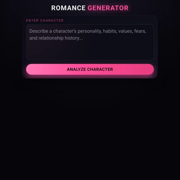 Romance Generator