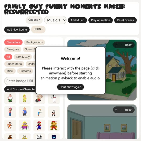 Family Guy Funny Moments Maker: Resurrected