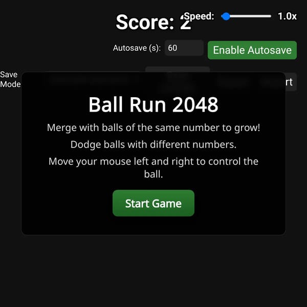 Ball Run 2048: Merge and Run