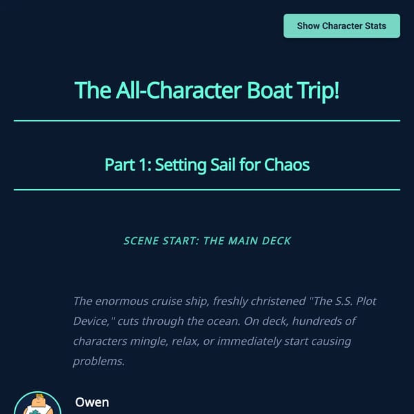 The Boat Trip - Part 1