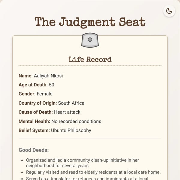 God's Judgment