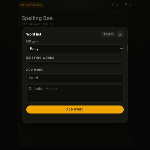 Impossible Spelling Bee