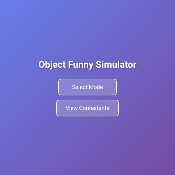 Object Funny Simulator