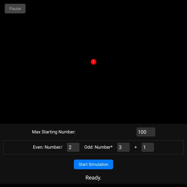 Collatz Multiverse Simulator
