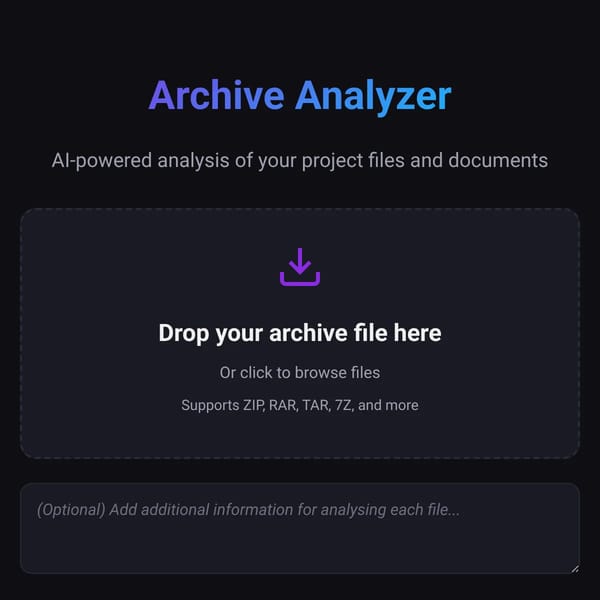 AI Archive Analyzer
