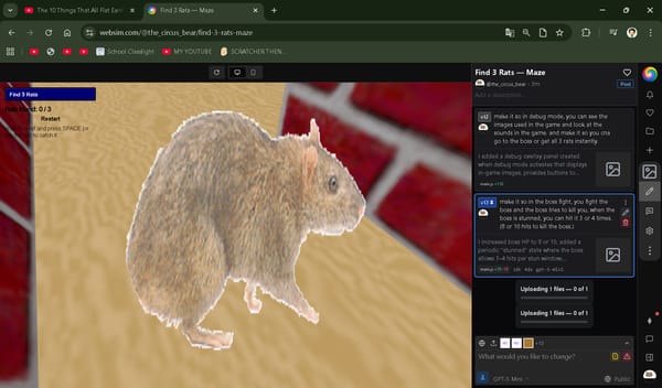 Find 3 Rats — Maze
