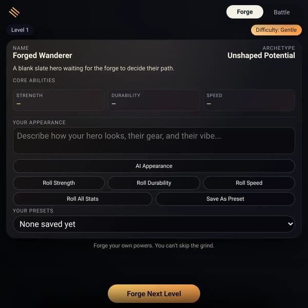Forge Your Hero