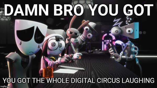 Digital Circus Cart Ride Chaos