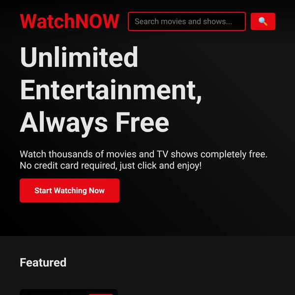 WatchNOW - Stream Everything