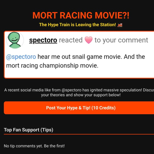 ITS COMMING @spectoro the mort CHAMPIONSHIP MOVIE?!