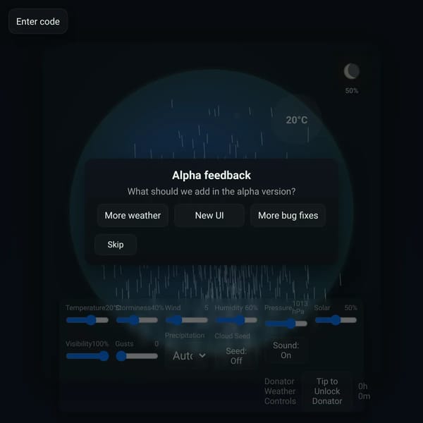 Weather lab (Pre-alpha)