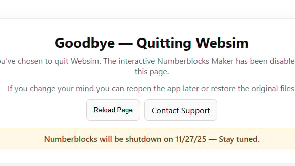 WebSim Experience