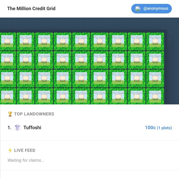 The Million Credit Grid