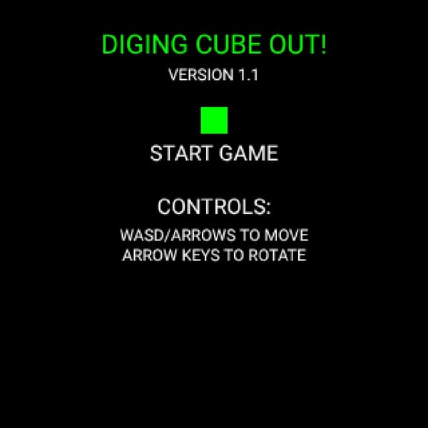 Diging cube out! 3D