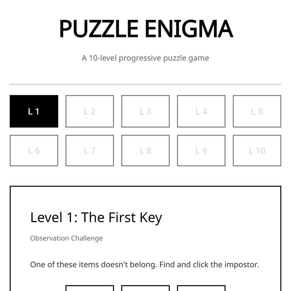 Puzzle Enigma