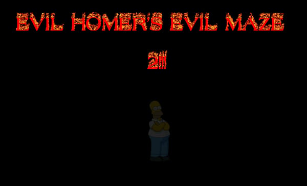 EVIL HOMER'S EVIL MAZE 2