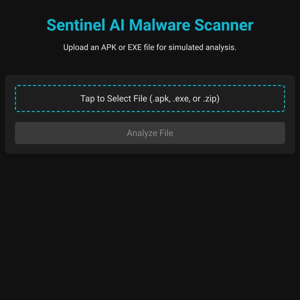 Sentinel AI Malware Scanner