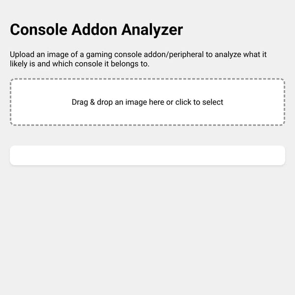 Console Addon Analyzer