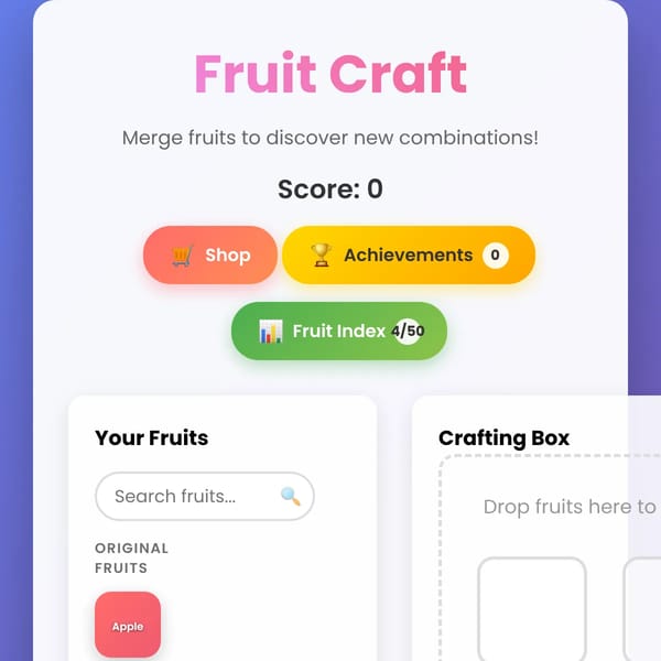 AI Fruit Craft - Merge & Discover