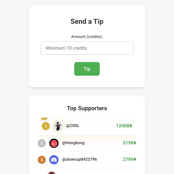 Tip Me Please!