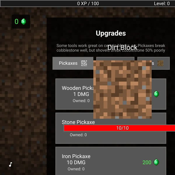 [Splash update!] Minecraft Clicker! 