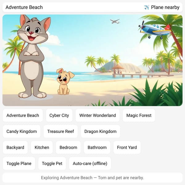 Alternate Talking Tom 2 — Islands