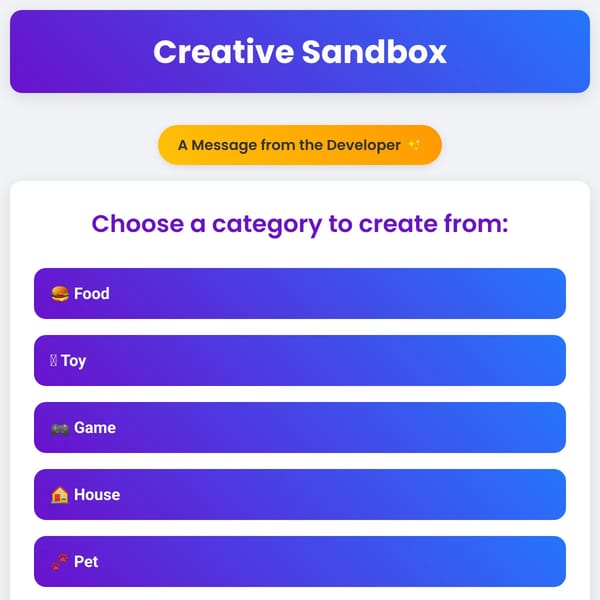 Creative Sandbox