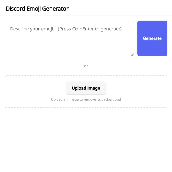 Discord Emoji Generator