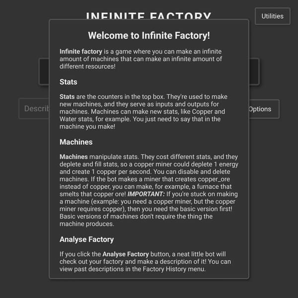 Infinite Factory