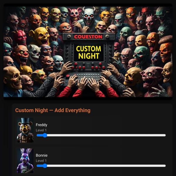 FNAF Custom Night — Everyone Requests Everything