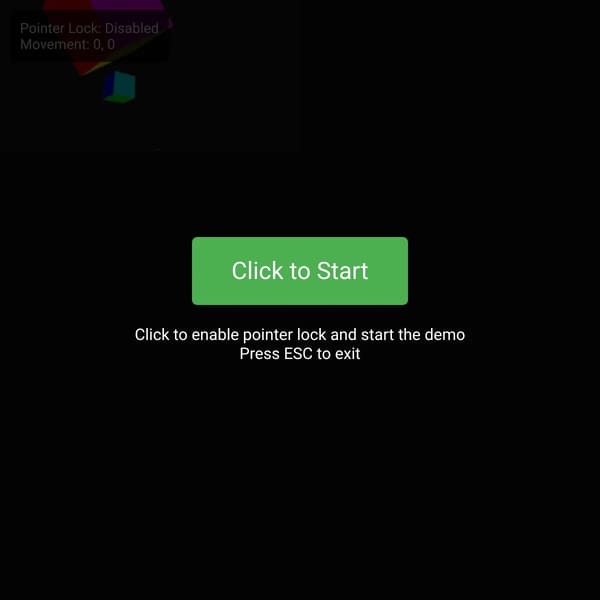 Pointer Lock Demo