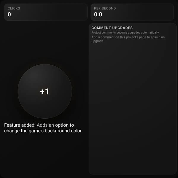 Clicker BUT comments change it