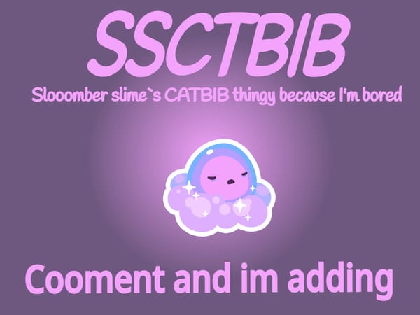 SSCTBIB - comment and im adding