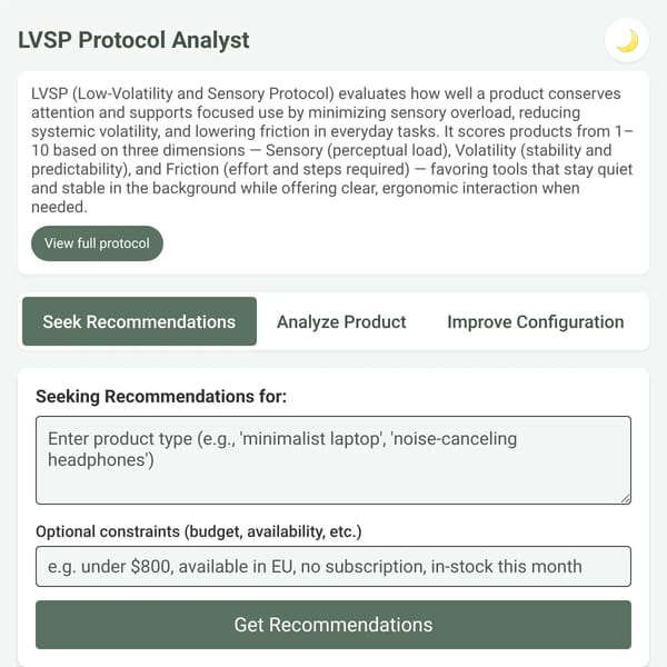 LVSP Analyst