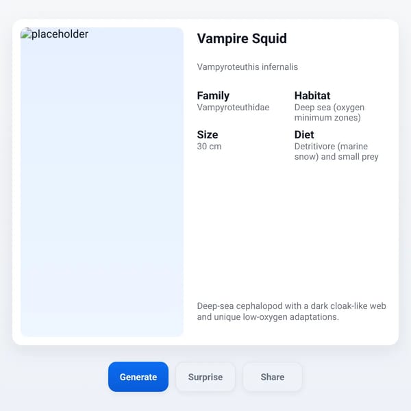 Random Fish Generator