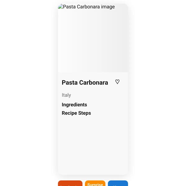 Random Food Generator