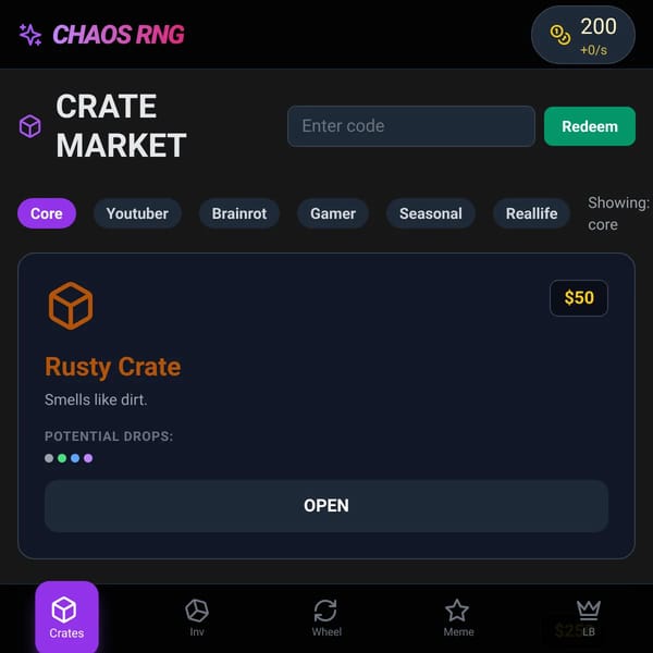 Chaos RNG