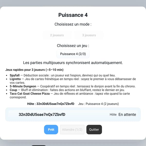 Puissance 4 Alpha